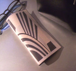 art deco glasses pouch